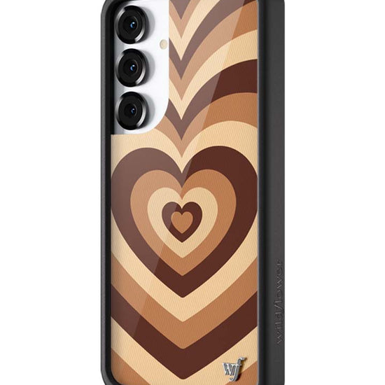 Wildflower Galaxy S25 case Plus Latte Love Mocha Cute
