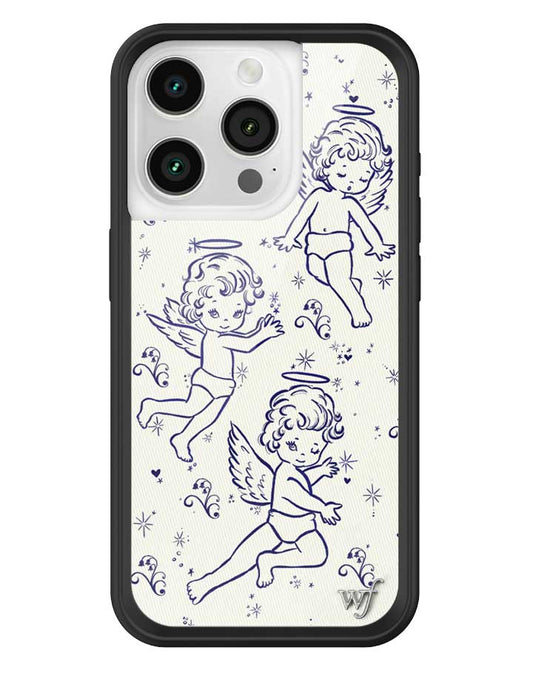 wildflower cherubs iphone 15pro case