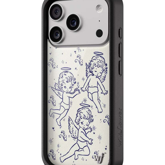 Wildflower Cherubs iPhone 17 Pro Case