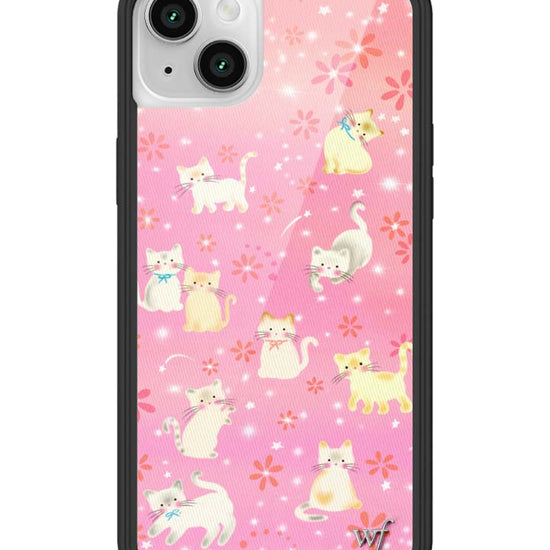 Wildflower iPhone case 13 Claire Drake Cats Collab Pink Cute