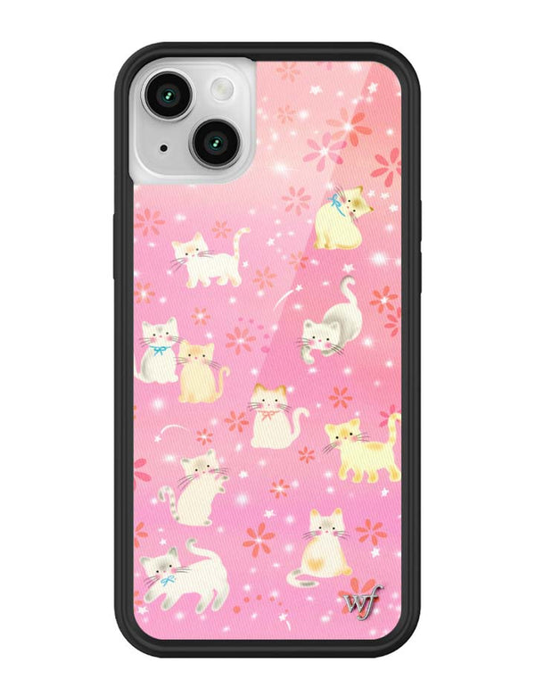 Wildflower iPhone case 13 Claire Drake Cats Collab Pink Cute