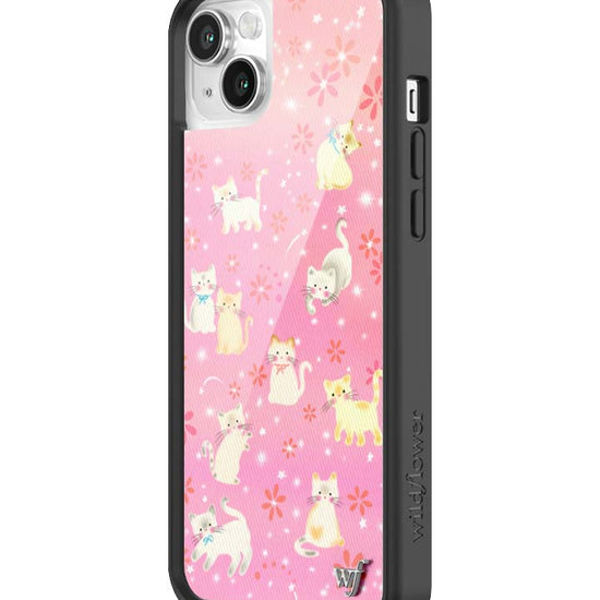Wildflower iPhone case 13 Claire Drake Cats Collab Pink Cute