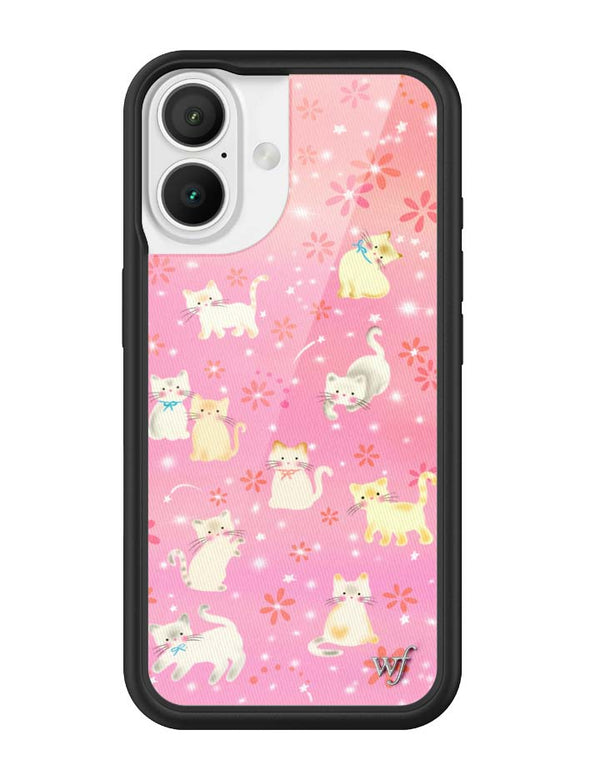 Wildflower iPhone case 16 Claire Drake Cats Collab Pink Cute