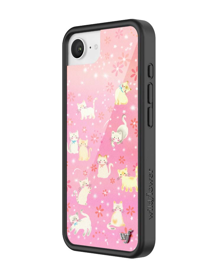 Wildflower iPhone case 16e Claire Drake Cats Collab Pink Cute