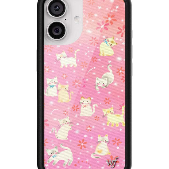Wildflower iPhone case 17 Claire Drake Cats Collab Pink Cute