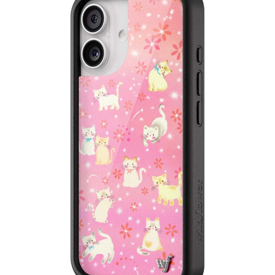 Wildflower iPhone case 17 Claire Drake Cats Collab Pink Cute