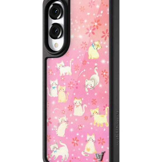 Wildflower Galaxy S25 case Edge Claire Drake Cats Collab Pink Cute