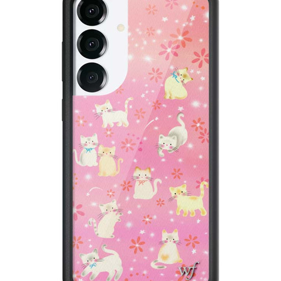 Wildflower Galaxy S25 case Plus Claire Drake Cats Collab Pink Cute