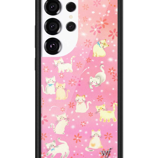 Wildflower Galaxy S25 case Ultra Claire Drake Cats Collab Pink Cute