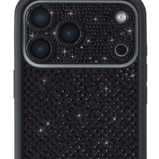 Wildflower Camera Bling Cover 17 Pro Max Black Cute 