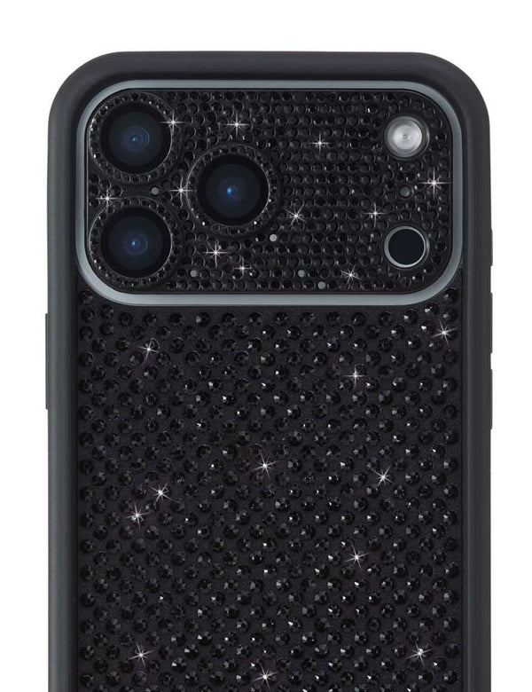 Wildflower Camera Bling Cover 17 Pro Max Black Cute 