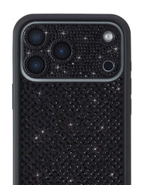 Wildflower Camera Bling Cover 18 Pro Max Black Cute 