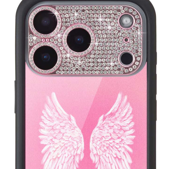Wildflower Camera Bling Cover 17 Pro Pink Cute