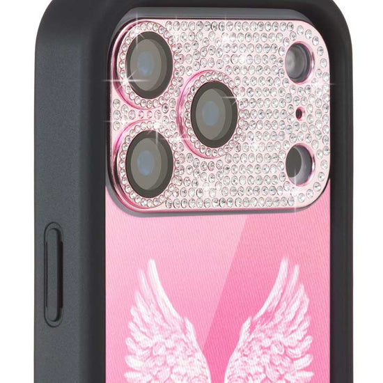 Wildflower Camera Bling Cover 17 Pro Pink Cute