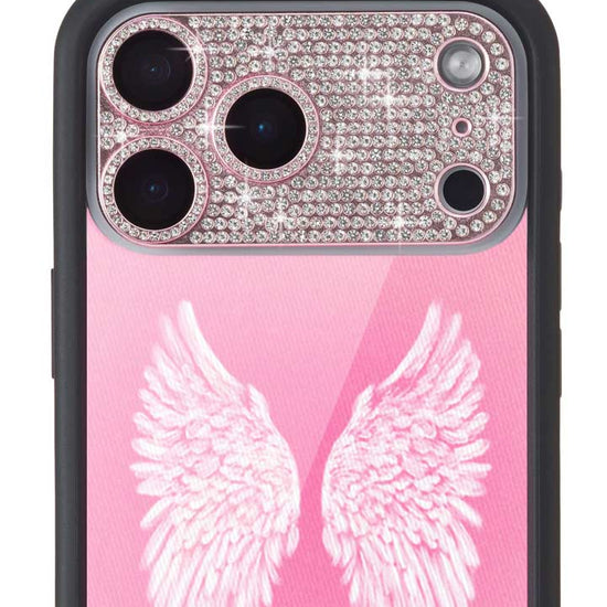 Wildflower Camera Bling Cover 17 Pro Max Pink Cute