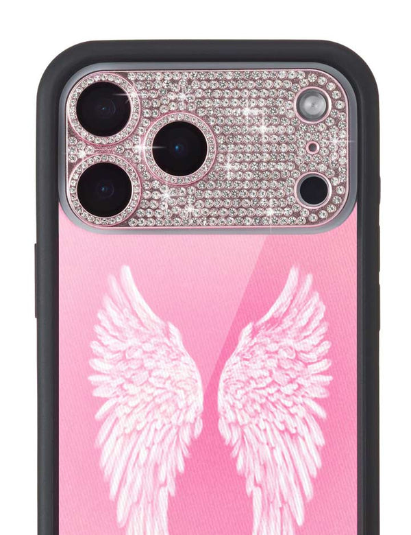 Wildflower Camera Bling Cover 17 Pro Max Pink Cute