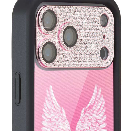 Wildflower Camera Bling Cover 17 Pro Max Pink Cute