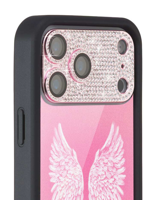 Wildflower Camera Bling Cover 17 Pro Max Pink Cute