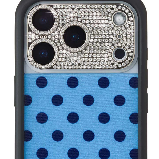 Wildflower Camera Bling Cover 17 Pro Silver Cute