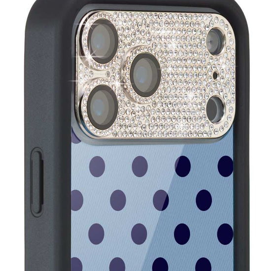 Wildflower Camera Bling Cover 17 Pro Max Silver Cute