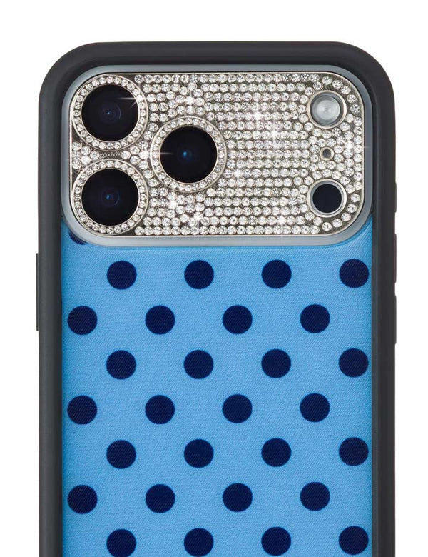 Wildflower Camera Bling Cover 17 Pro Max Silver Cute