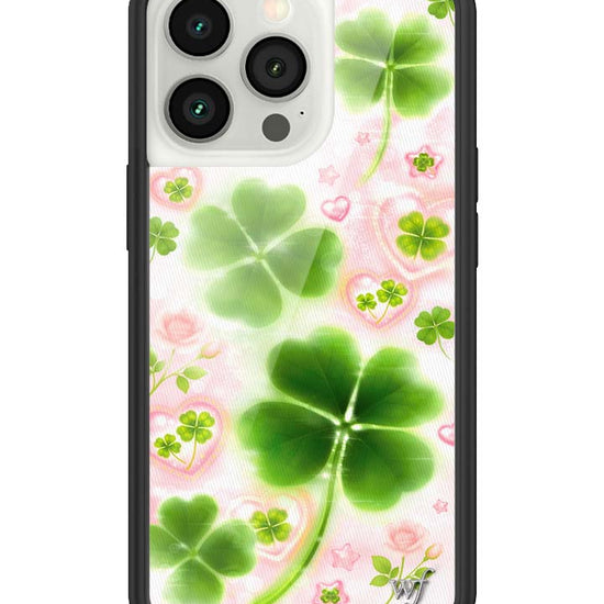 Wildflower iPhone case 13 Pro Miss Lucky Clover Green Cute