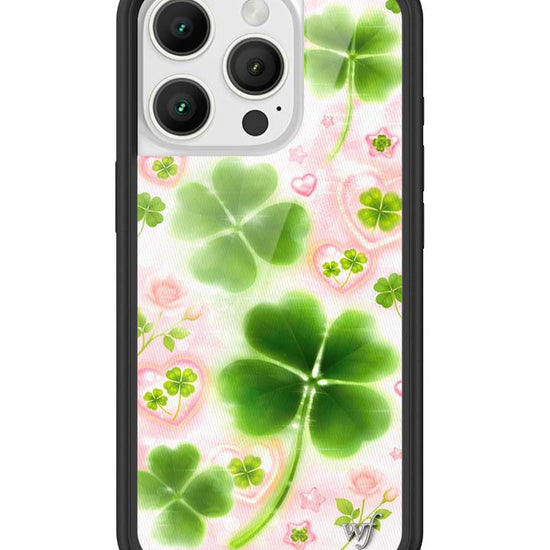 Wildflower iPhone case 16 Pro Miss Lucky Clover Green Cute
