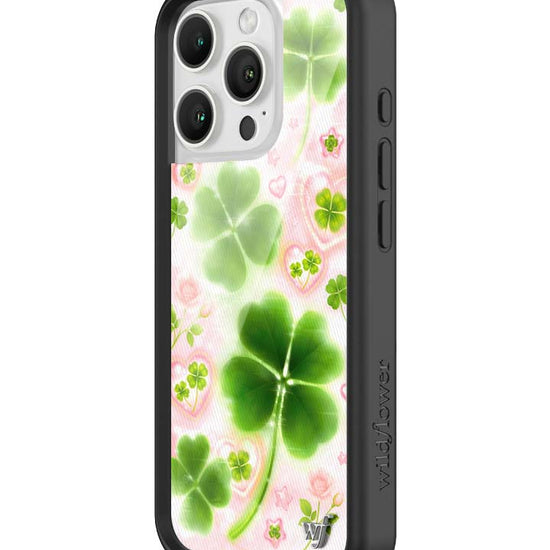 Wildflower iPhone case 16 Pro Miss Lucky Clover Green Cute