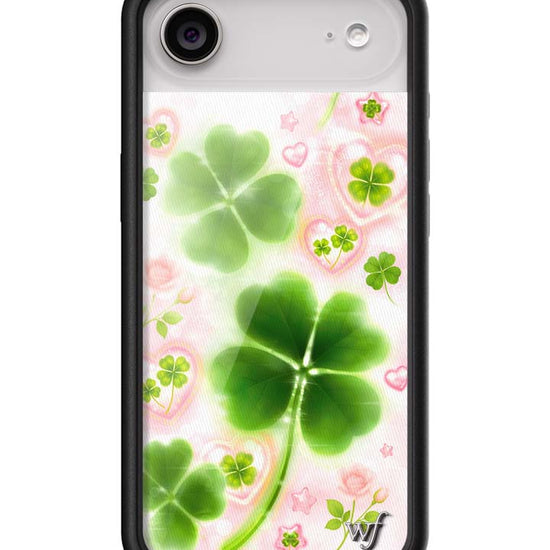 Wildflower iPhone case Air Miss Lucky Clover Green Cute