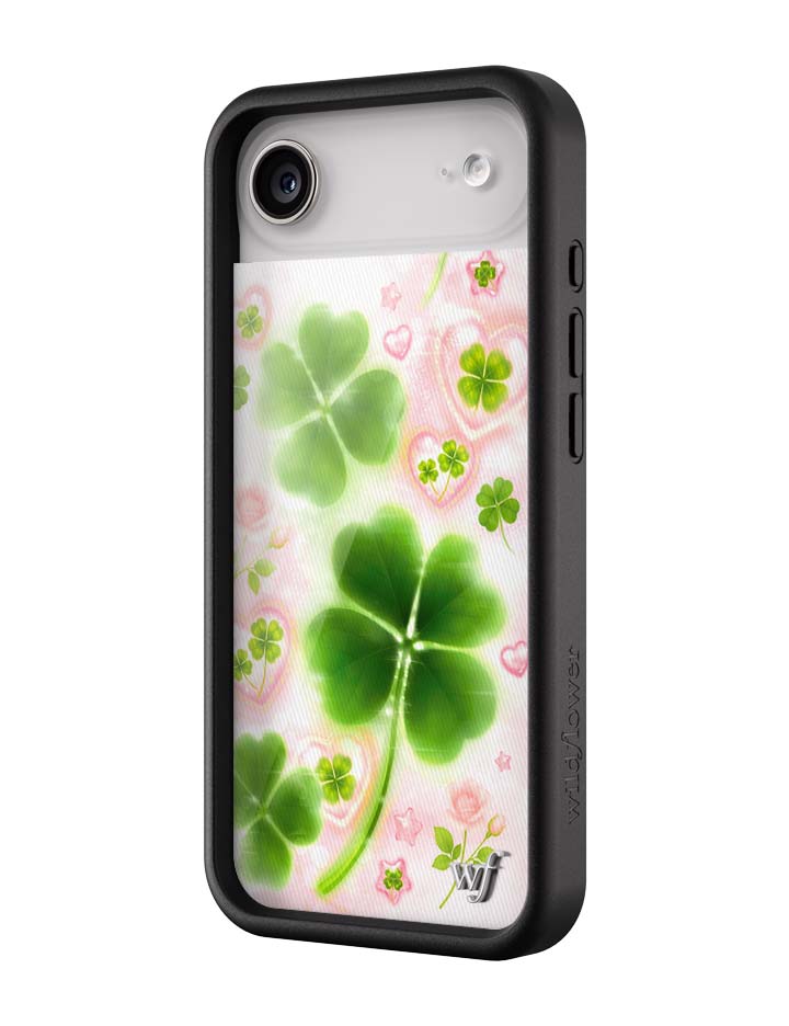 Wildflower iPhone case Air Miss Lucky Clover Green Cute