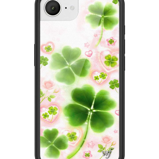 Wildflower iPhone case 17e Miss Lucky Clover Green Cute