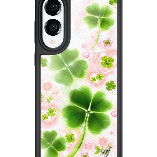 Wildflower Galaxy S25 case Edge Miss Lucky Clover Green Cute