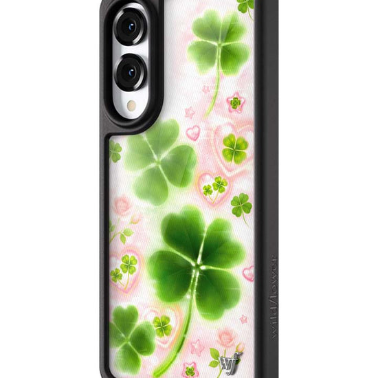 Wildflower Galaxy S25 case Edge Miss Lucky Clover Green Cute