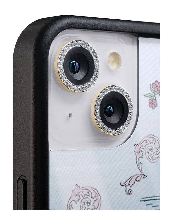 wildflower camera bling gold iphone 14 and 14 plus 