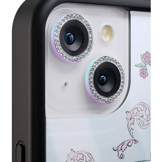 wildflower camera bling iridescent iphone 13 and 13 mini