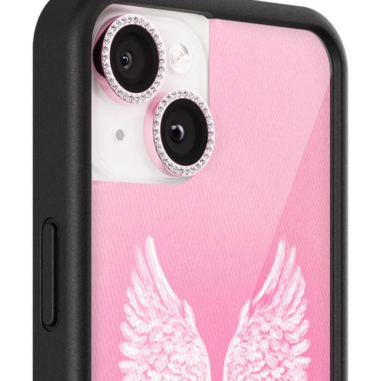 wildflower camera bling pink iphone 14 and 14 plus