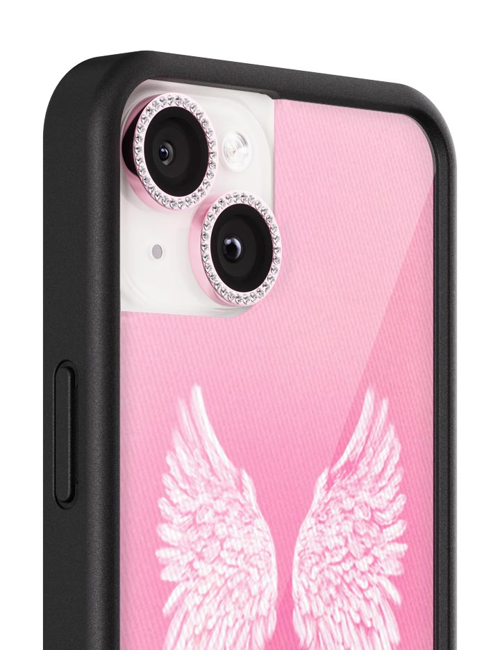 wildflower camera bling pink iphone 14 and 14 plus