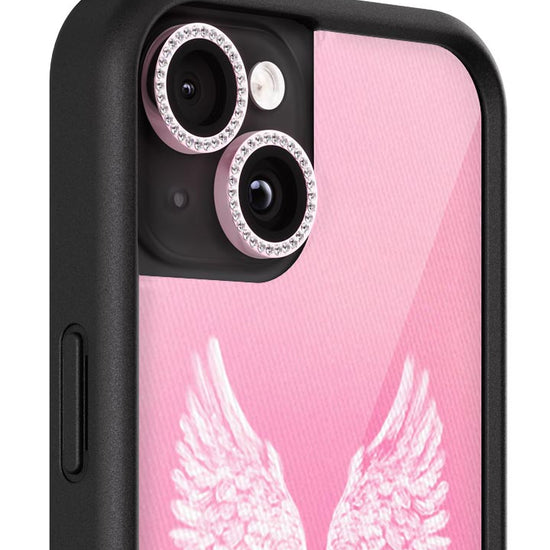 wildflower camera bling pink iphone 15 and 15 plus