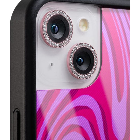 wildflower camera bling pink iphone 15 and 15 plus