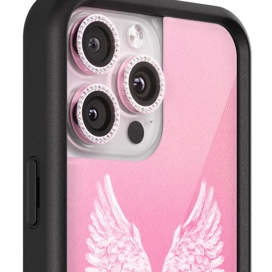 wildflower camera bling pink iphone 16 pro and 16 pro max