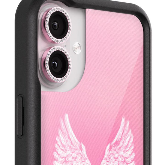 wildflower camera bling pink iphone 16 and 16 plus