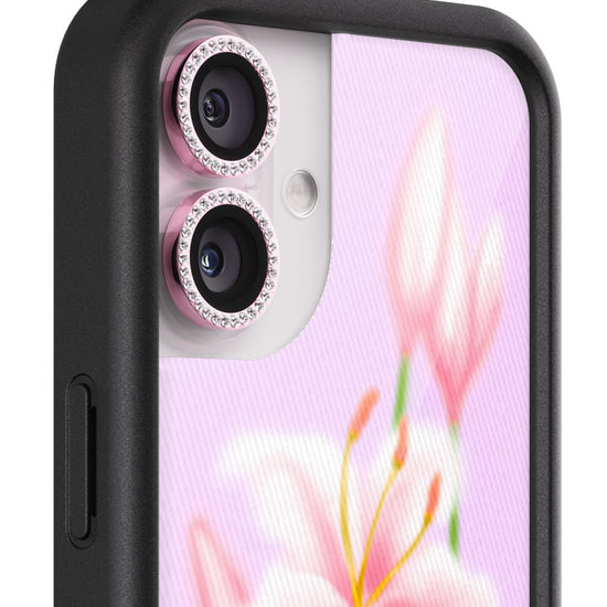 wildflower camera bling pink iphone 17