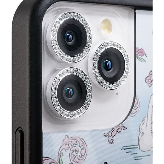 wildflower camera bling silver iphone 12 and 12 pro