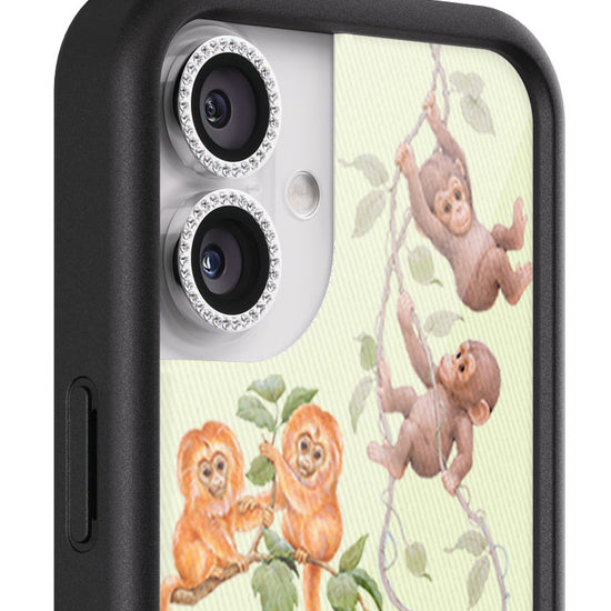 wildflower camera bling silver iphone 17