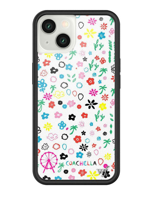 wildflower coachella iphone 13 | white