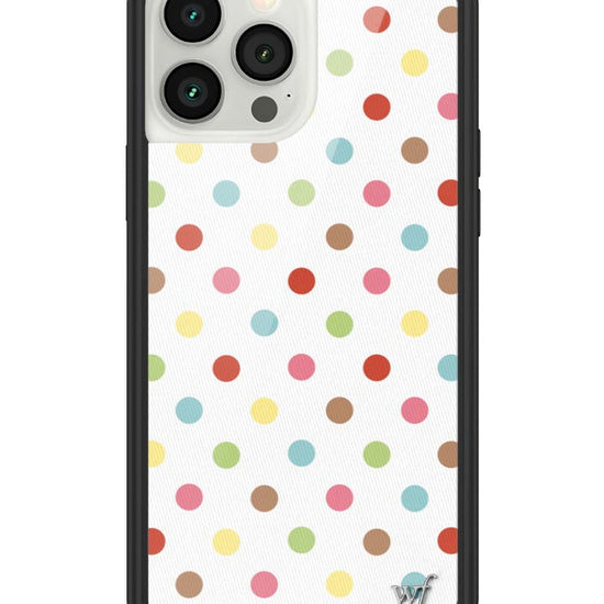 Wildflower iPhone case 13 Pro Max Polka Dot Confetti Multicolored Cute
