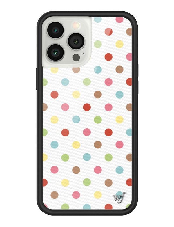 Wildflower iPhone case 13 Pro Max Polka Dot Confetti Multicolored Cute