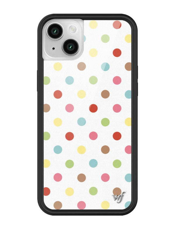 Wildflower iPhone case 14 Polka Dot Confetti Multicolored Cute