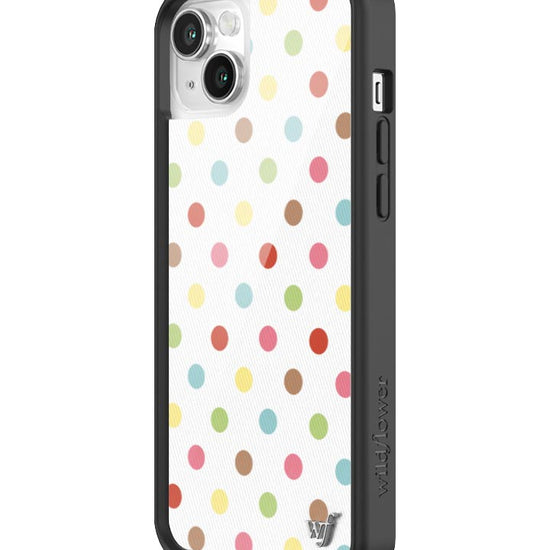 Wildflower iPhone case 14 Polka Dot Confetti Multicolored Cute
