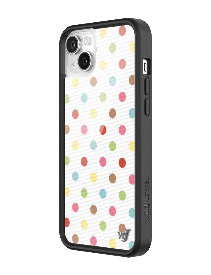 Wildflower iPhone case 14 Polka Dot Confetti Multicolored Cute